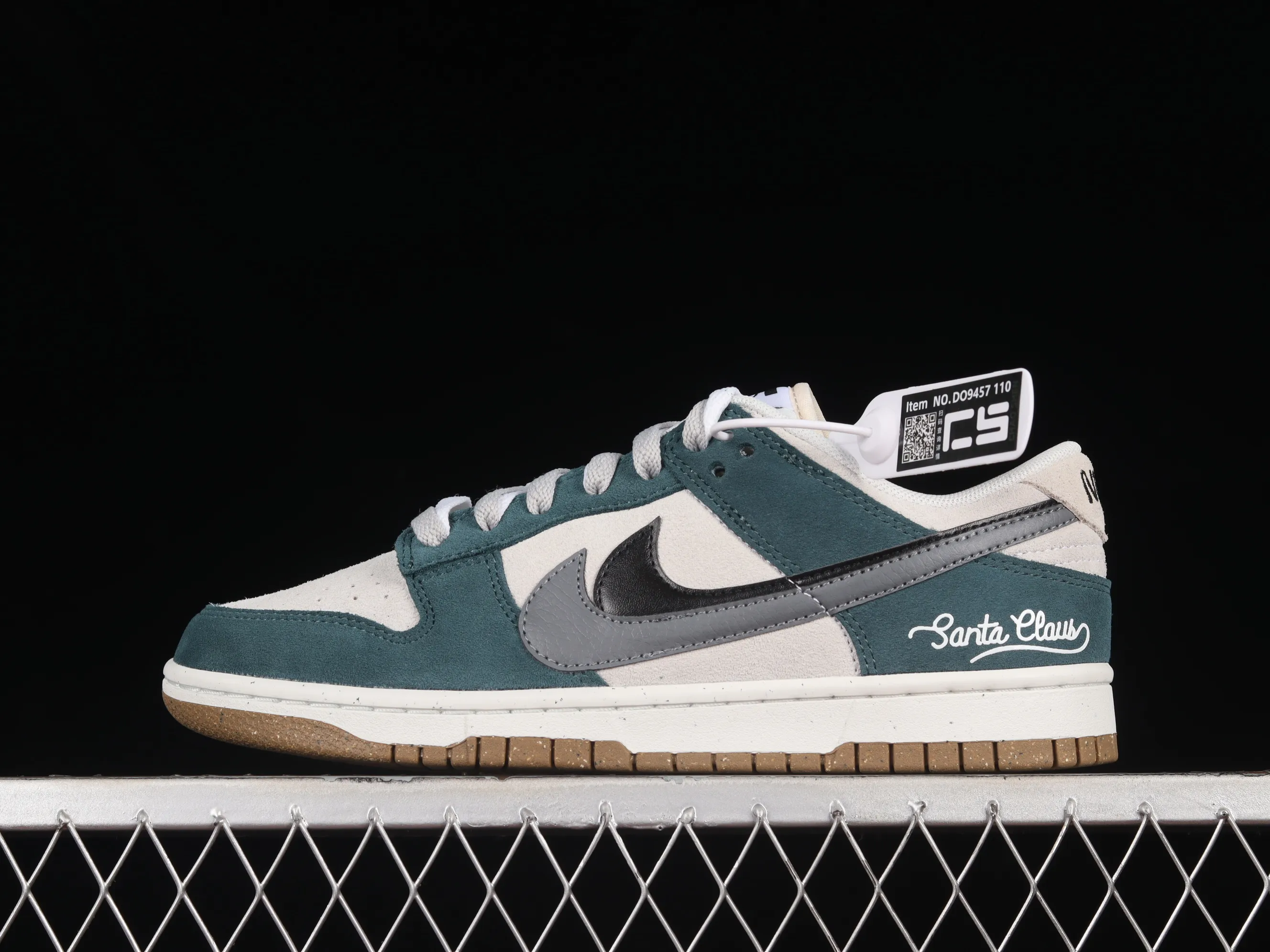 All categories Nk SB Dunk series Nk SB Dunk Low low-top sneakers Nk SB Dunk Low "85" gray green double hook SB low-top sports and leisure sneakers DO9457-110